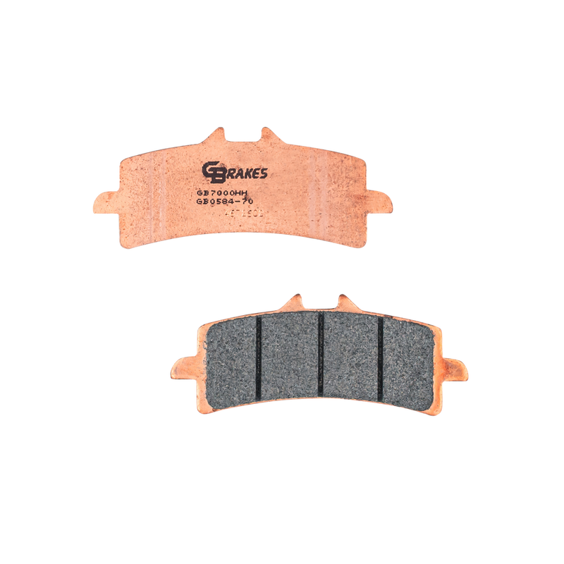 Gbrakes Brake Pads Sintered - GB0584-70 For Ducati Motorcycles 2007-2016 | Triumph Motorcycles 2014-2022 | Kawasaki Ninja 2015-2024