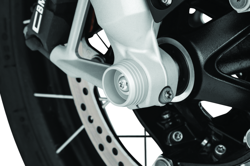 Kuryakyn 3807 Lodestar Axle Sliders Silver - User 1