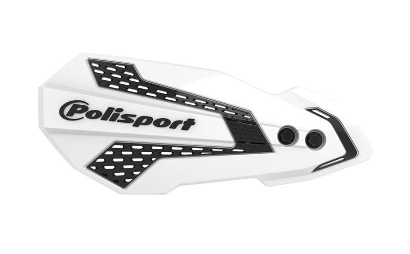 Polisport MX Flow Handguards White Black - 8308200044 Husqvarna Dirt Bikes 2022-2024