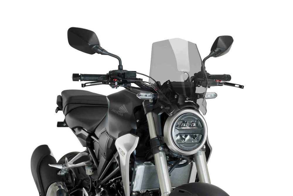 Puig Hi-tech Parts 561-09734S 9734H WINDSCREEN NAKED NEW GEN SPORT SMOKE HON