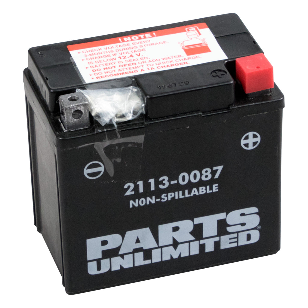 PARTS UNLIMITED 2113-0087 Factory-Activated AGM Maintenance-Free