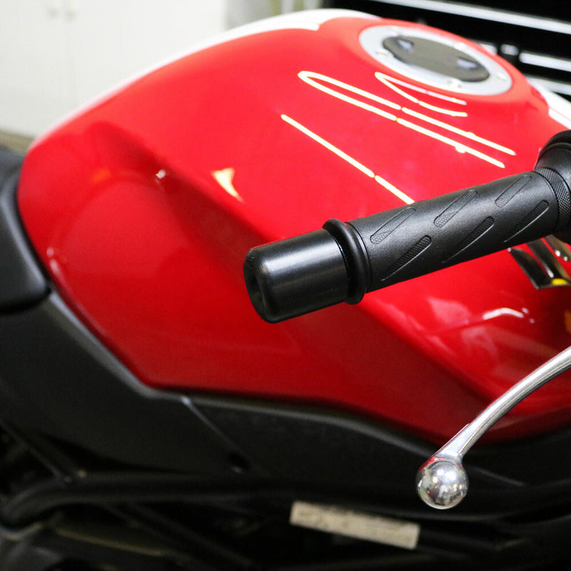 Shogun Bar END Sliders Black - 725-1539 Suzuki 650 2017-2023
