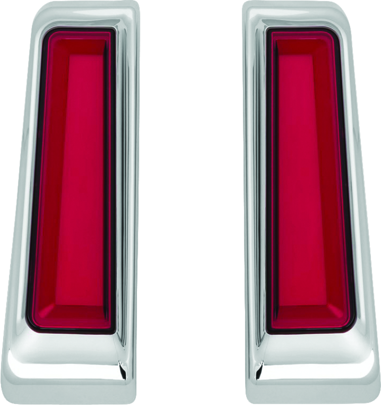 Kuryakyn 2900 Tracer L.e.d. Inserts For Saddlebag Supports Chrome - Photo - Primary