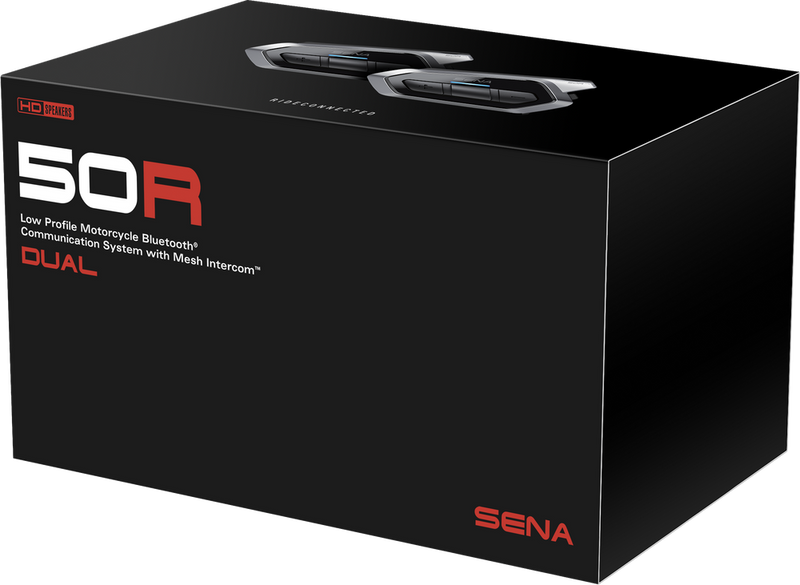 Sena 50R HD Bluetooth Comm System With Mesh Intercom Dual - 50R-02D