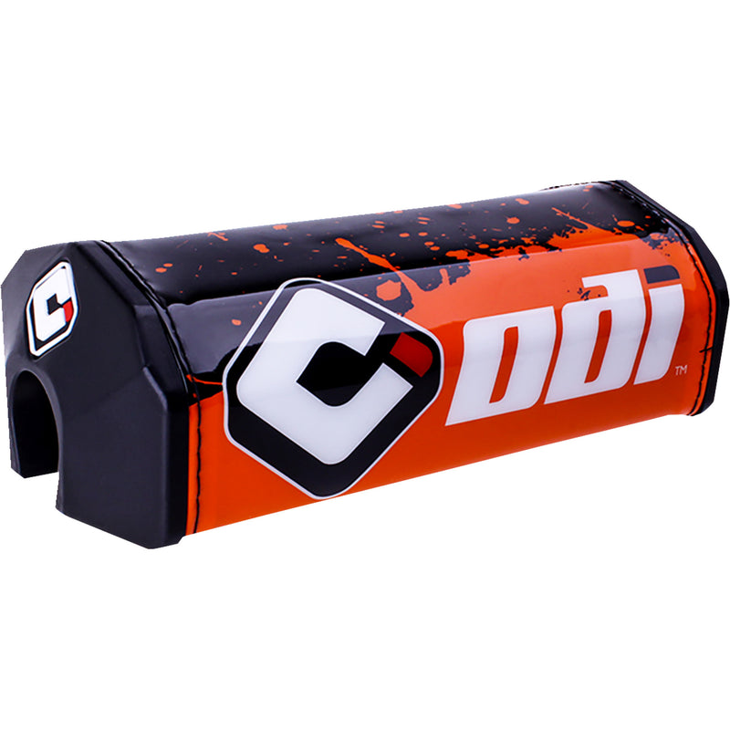 ODI 0601-5904 H72BPS-OB Oversized Handlebar Pad Handlebar Pad - Oversized - Splatter - Orange/Black