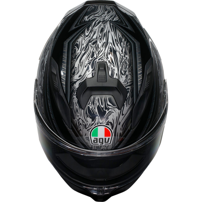 AGV K7 Damascus Helmet - Black/Silver