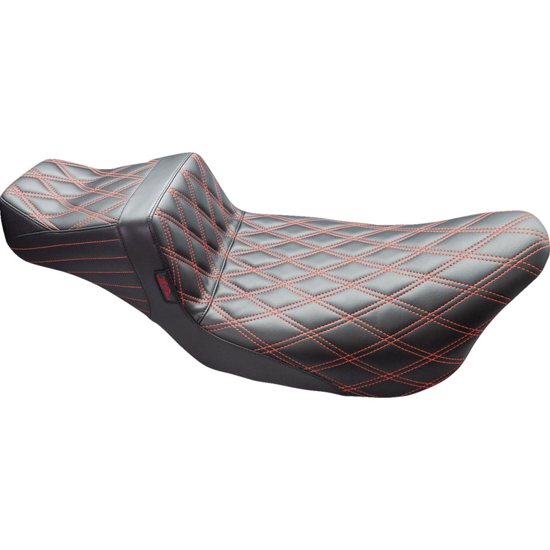 LePera Tailwhip Daddy Long Legs Seat - LK-587DLDD-RED For Harley Touring 2008-2024