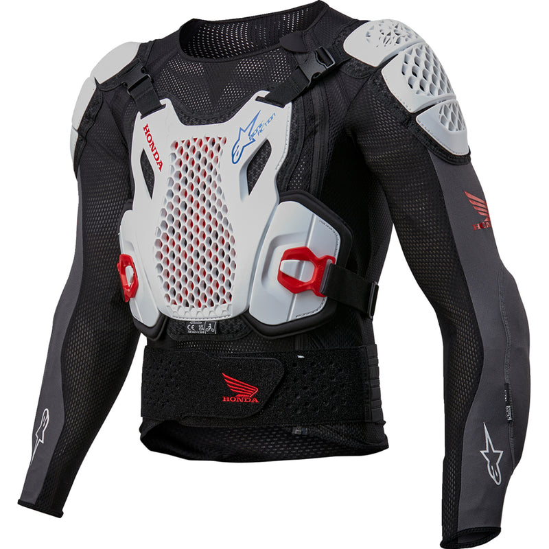 ALPINESTARS Bionic Plus v2 Protection Jacket Honda - Black/White/Blue/Bright Red