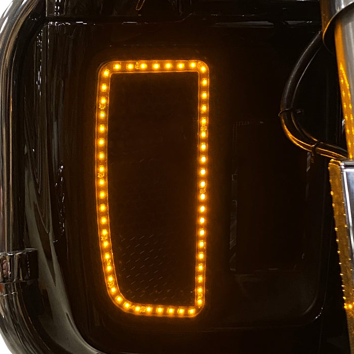 CUSTOM DYNAMICS 2020-2135 CD-LF-AA-B Lower Fairing Amber Light Inserts - LED Light Inserts - Lower Fairing - Amber