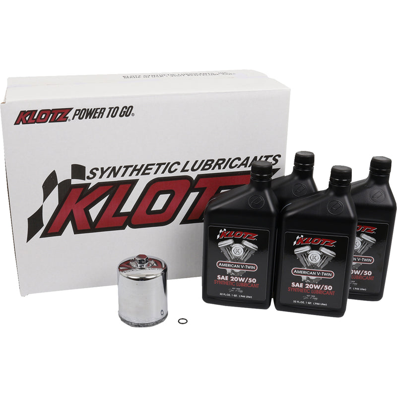 Klotz Oil Oil Change Kit - KH-105 For Harley Sportster 1986-2022