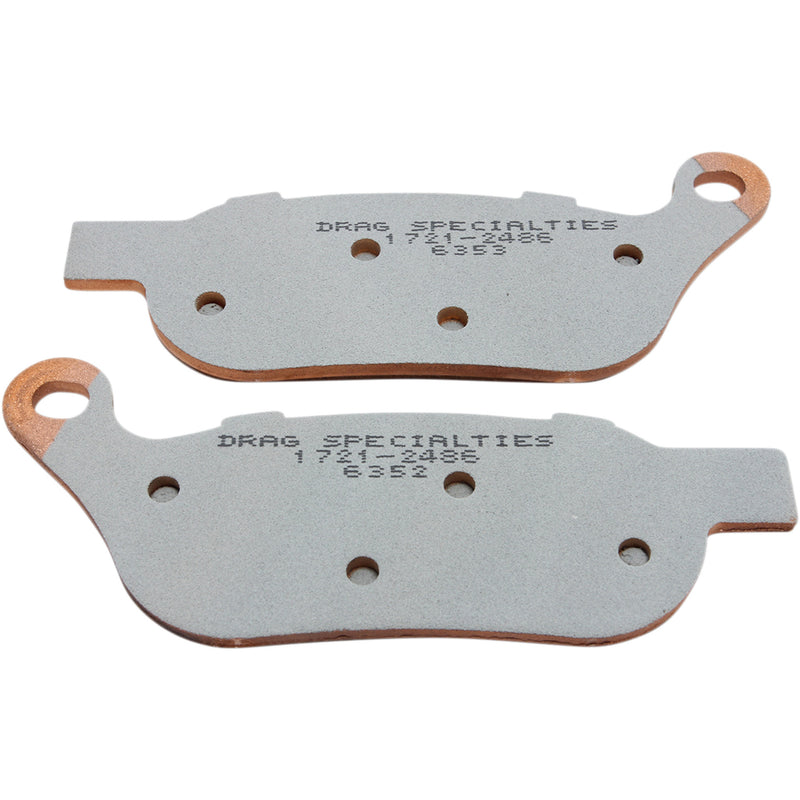 Drag Specialties Brake Pad - 1721-2486 For Harley Motorcycles 2008-2017