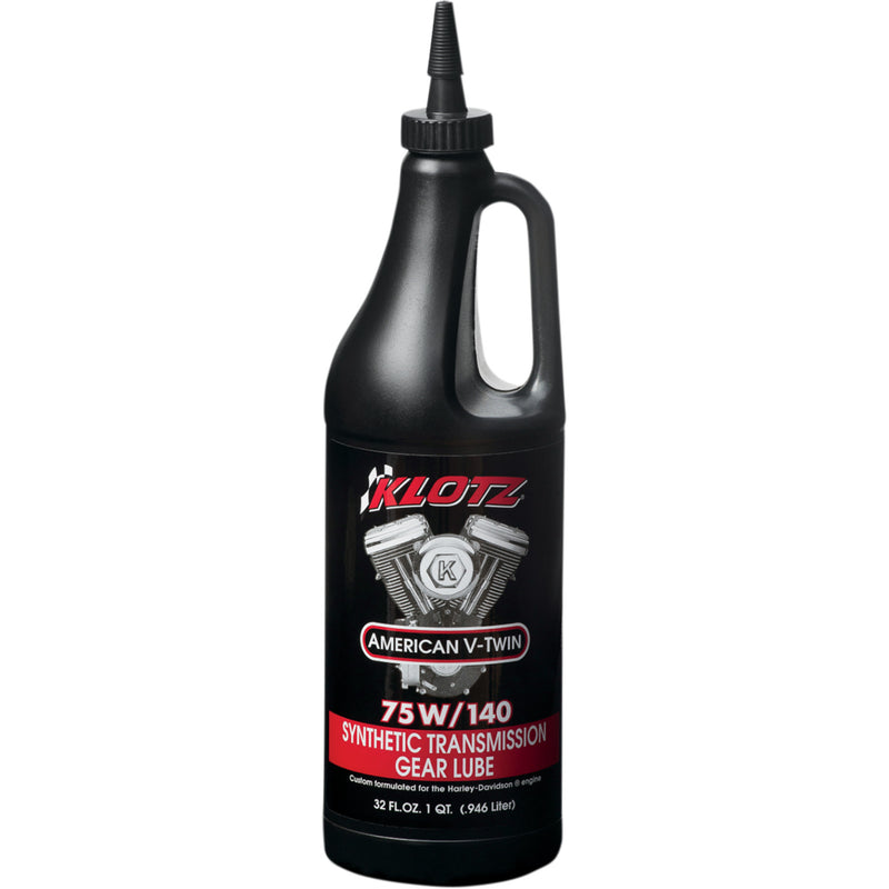KLOTZ OIL KH-GL140 KH-GL140 American V-Twin Synthetic Transmission Gear Lube Big Twin Synthetic Transmission Lube - 75W-140 - 1 U.S. quart