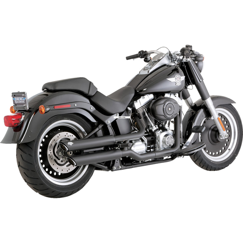 Vance & Hines Twin Slash Muffler - 46844 For Harley Softail 2007-2009