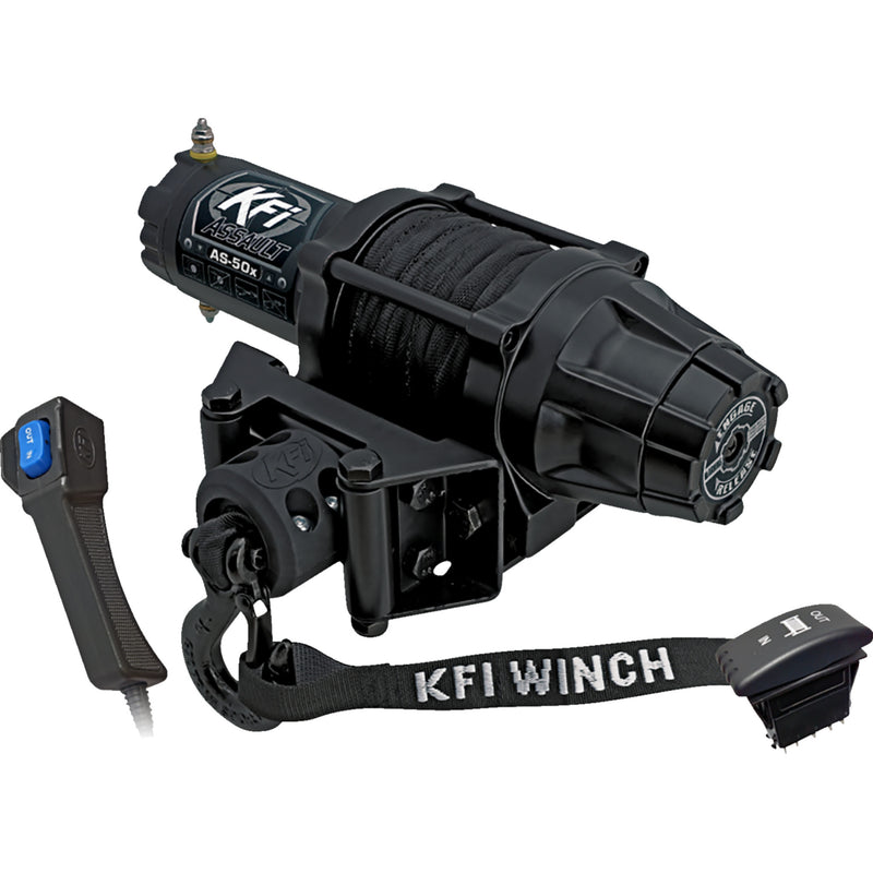 KFI PRODUCTS 4505-0935 AS-50X Assault Winch as-50x  - 5000 lb - synthetic cable