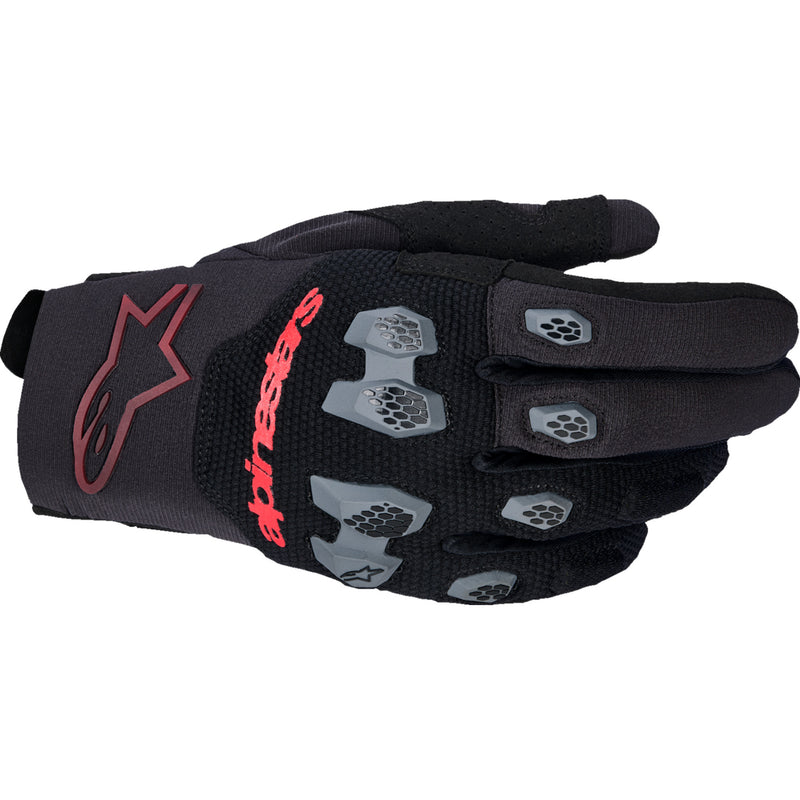 ALPINESTARS Pro-Dura Gloves Black/Bright - Red