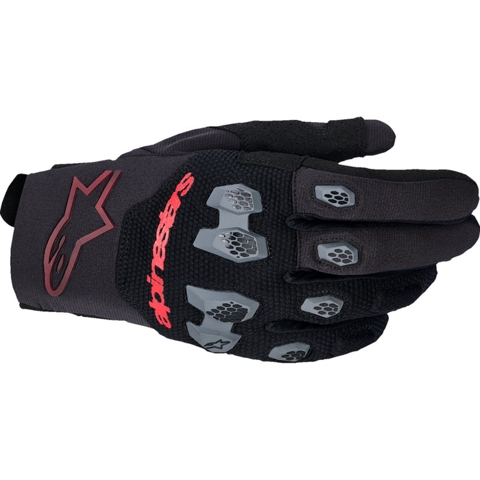 ALPINESTARS Pro-Dura Gloves Black/Bright - Red