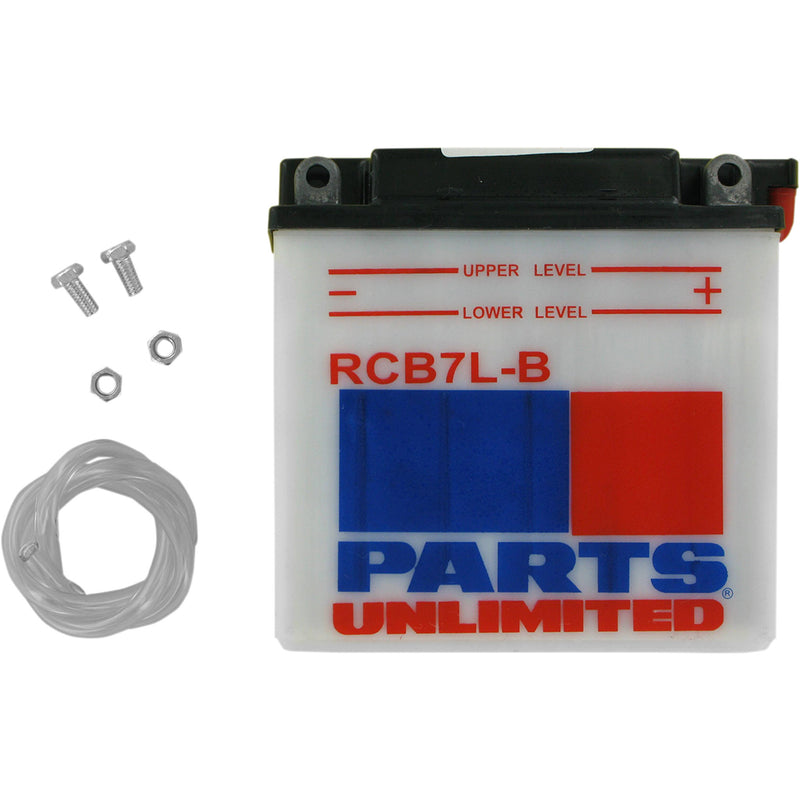Parts Unlimited Conventional Battery - RCB7L-B Triumph Bonneville 650 / Trident 750 / Bonneville 650 T120V / Bonneville 1959-1975