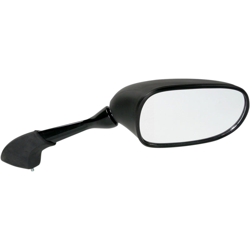EMGO 0640-0057 20-80511 OEM-Style Replacement Mirror Mirror - Side View - Rectangle - Black - Right