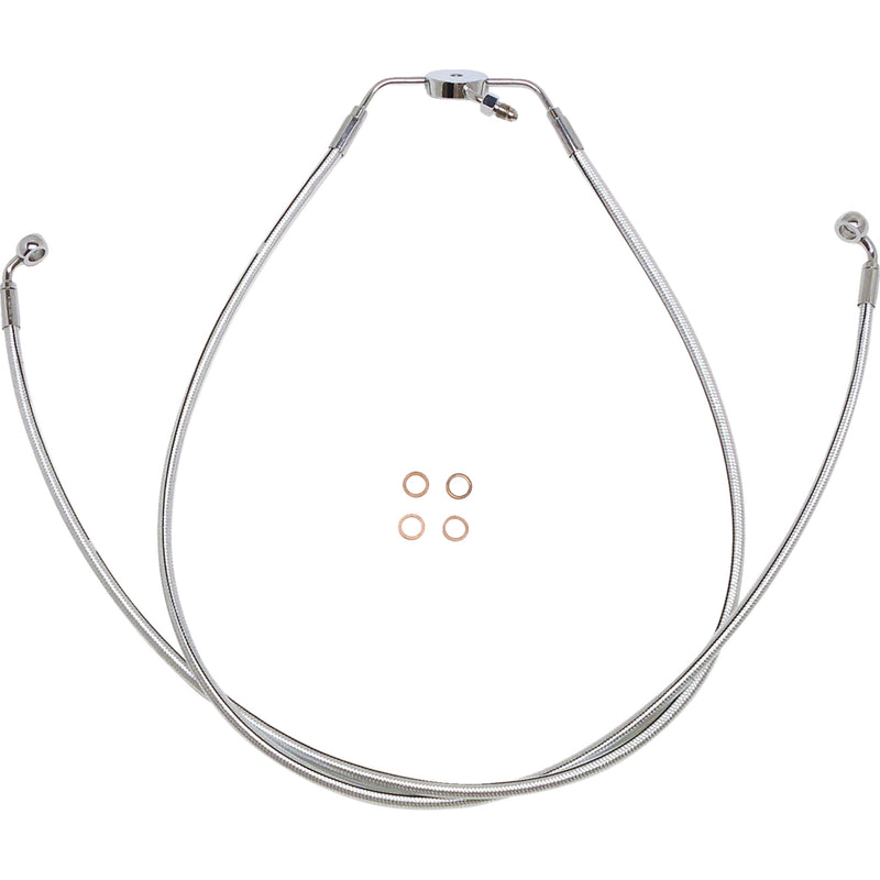 Magnum Shielding Brake Line - 37024 For Harley Softail Low Rider 2022-2023