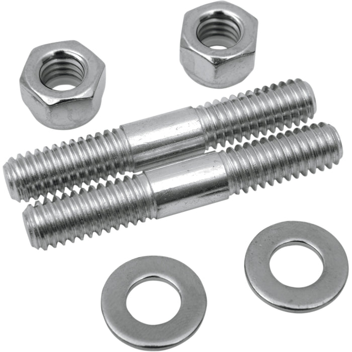COLONY DS-189814 8826-6 Fork Slider Bottom Cap Studs with Nuts — For Showa/Kayaba Forks Fork Slider Bottom Cap Studs with Nut - 35 mm - Showa Forks