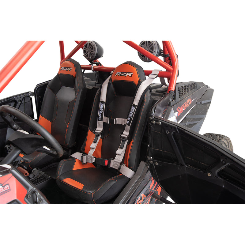 MOOSE OFFROAD 4510-1246 100-4405-PU Seat Harness 4 point - 2x2 - gray