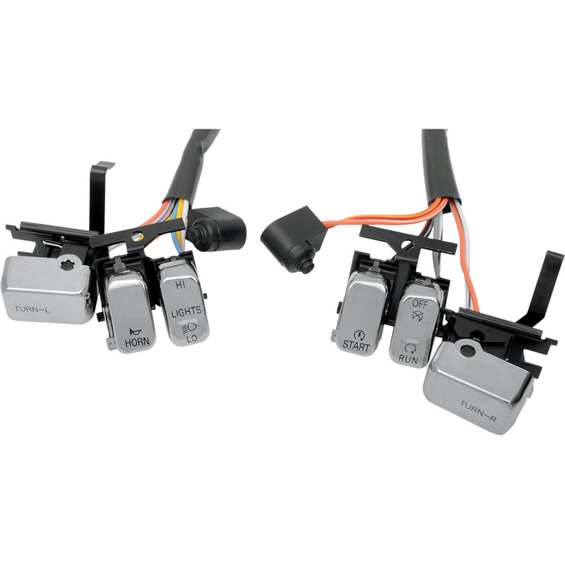Drag Specialties Switch Kit For Harley Motorcycles 1996-2013