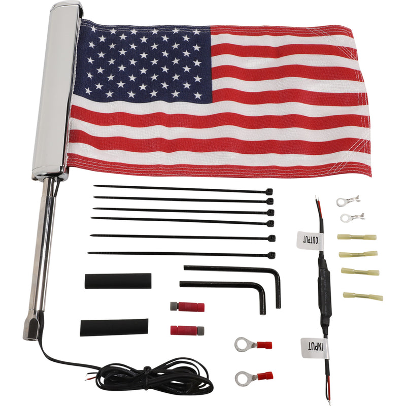 Ciro Flag Pole - 70600 For Harley Motorcycles 1957-2026