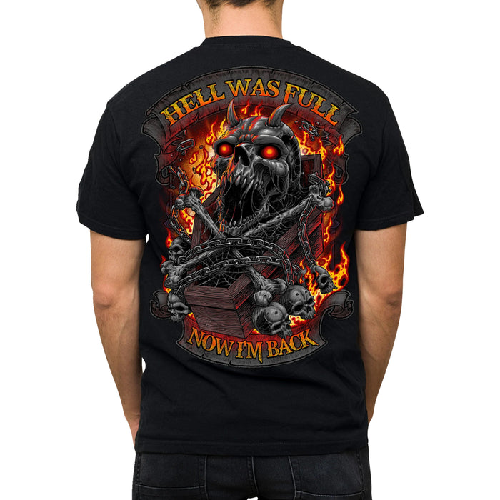 LETHAL THREAT 3030-22765 LT20901XL Hell Was Full T-Shirt black - xl