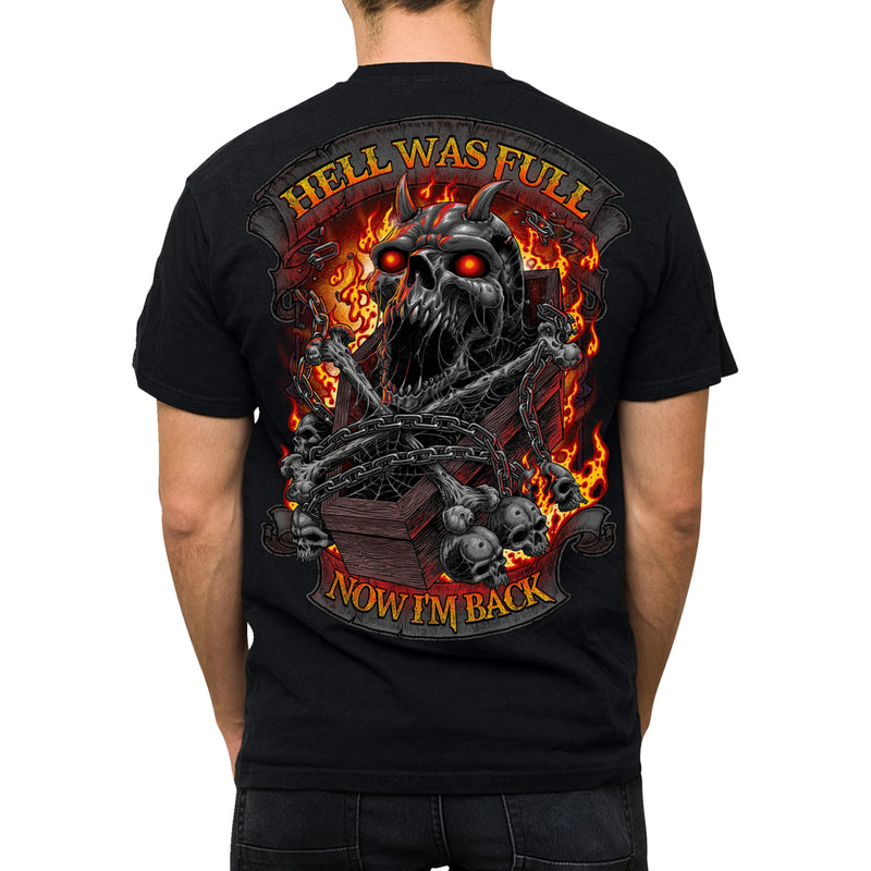 LETHAL THREAT 3030-22764 LT20901L Hell Was Full T-Shirt black - large
