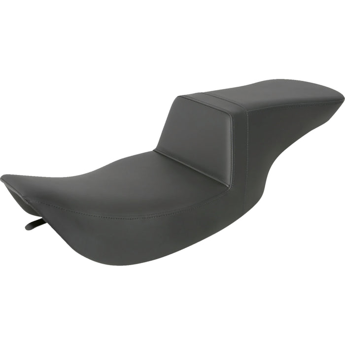 SADDLEMEN 0801-1433 897-06-194 Tour Step-Up Seat - Smooth - Black - FL '97-'07