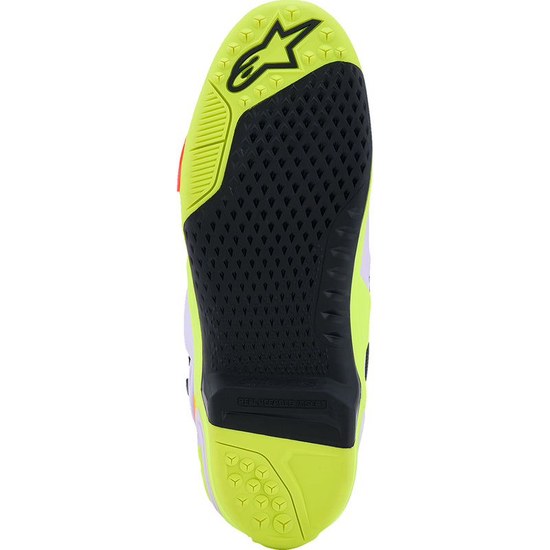 ALPINESTARS Tech 10 Supervented Boots Purple/Fluorescent - Yellow/Diva Pink US / EU