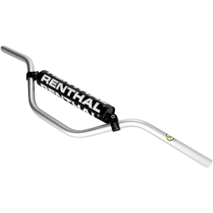 RENTHAL R7572SI 757-02-SI-01-185 7/8" Off-Road Handlebar — High/Mini/MX Handlebar - 7/8" - 757 Mini High - Silver