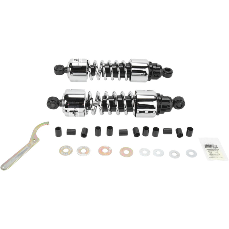 Progressive Suspension 412 Cruiser Series Shock Absorber - 412-4206C For Kawasaki Motorcycles 1985-2006 | Suzuki Motorcycles 1972-1978