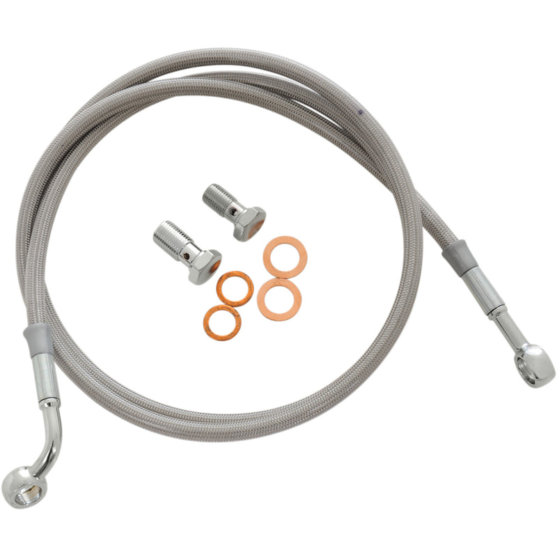 Goodridge Brake Line - HD9209-M For Harley Wide Glide / Softail Springer / Softail Bad Boy 1988-2006