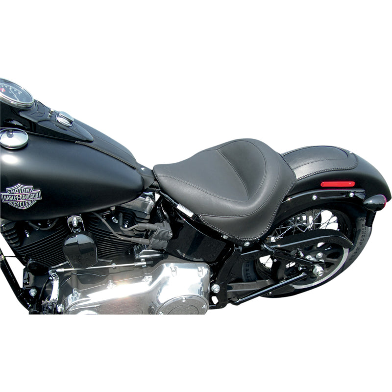 Mustang Wide Seat - 76752 For Harley Blackline / Softail Slim 2011-2017