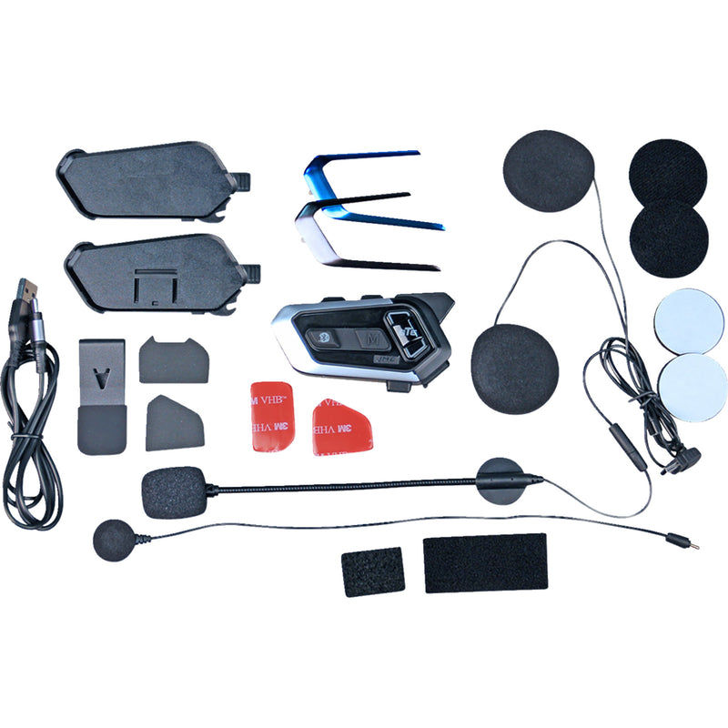 J & M 4402-1046 HS-BT6-UNV Bluetooth™ Helmet Headset Headset - Bluetooth™ - Universal - Single