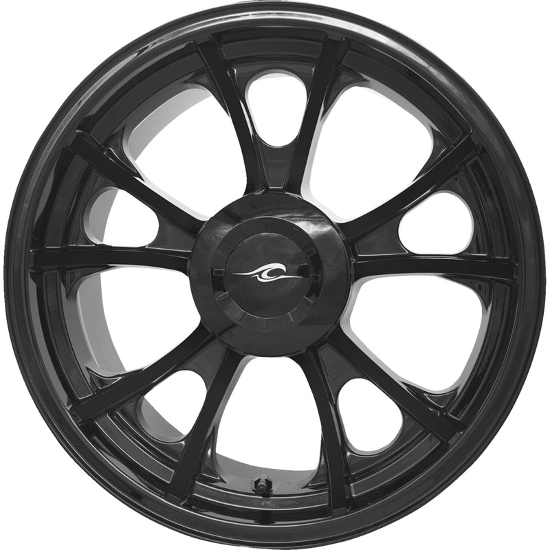 Coastal Moto Largo 3D Wheel - 3D-LAR-187T-SB For Harley Touring 2009-2024
