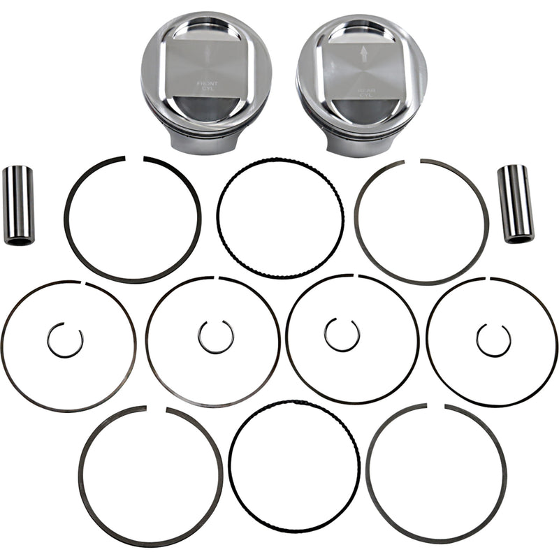 JE Pistons Piston Kit - 324722 For Harley Motorcycles 1999-2006