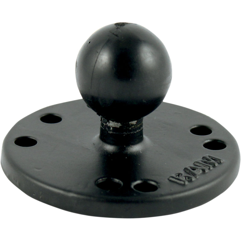 RAM Mounts Mount Adapter Ball With Amps Hole Adapter - RAM-B-202
