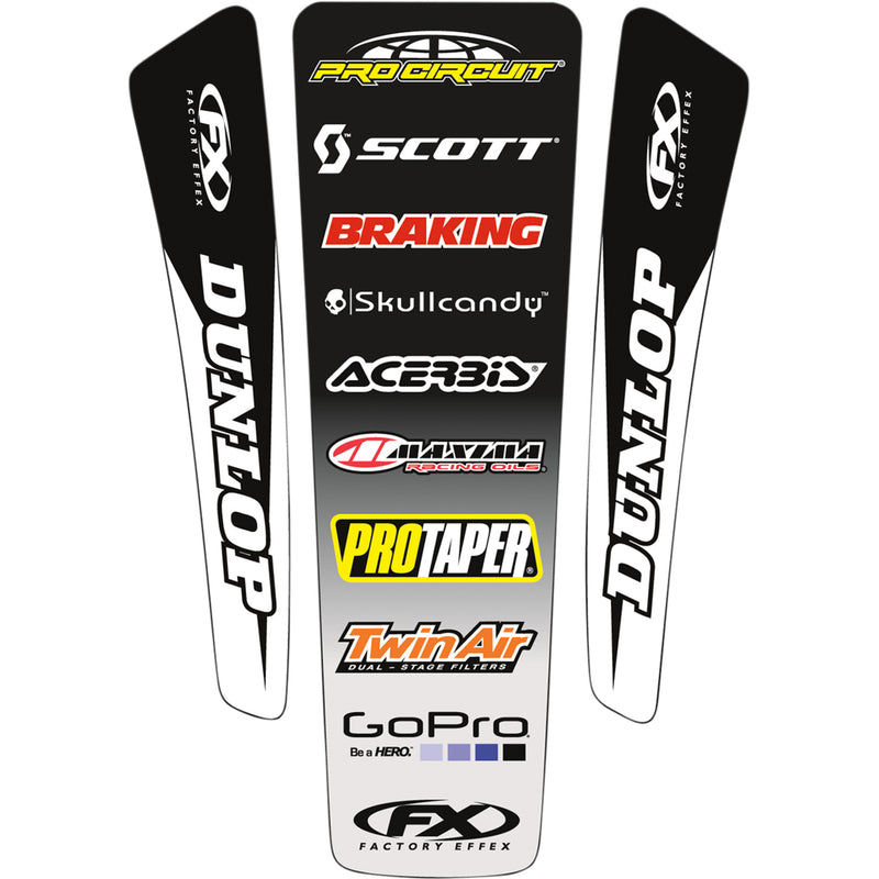 FACTORY EFFEX 4320-1456 16-32020 Universal Rear Fender Decal Kit Rear Fender Decal Kit - Universal 2
