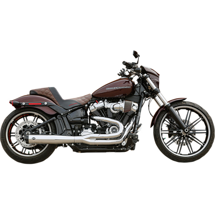 S&S CYCLE 1800-2486 550-0847B SuperStreet 2:1 50 State Exhaust System - 2:1 50 State Exhaust for M8 Softail - Chrome