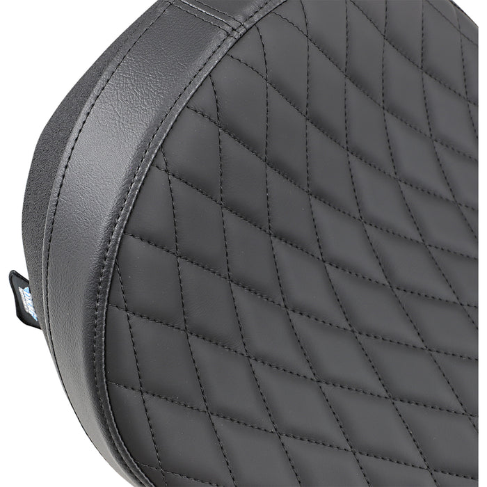 DRAG SPECIALTIES Low-Profile Solo Seat Diamond - Stitch Victory '03-'17