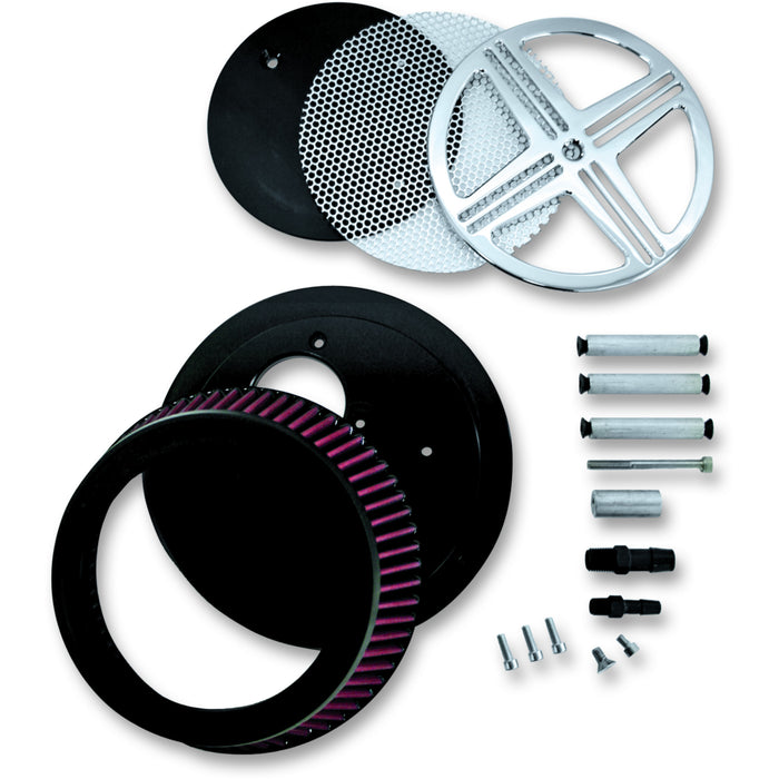 BARON 1010-0484 BA-2361-00 xXx Big Air Kit chrome