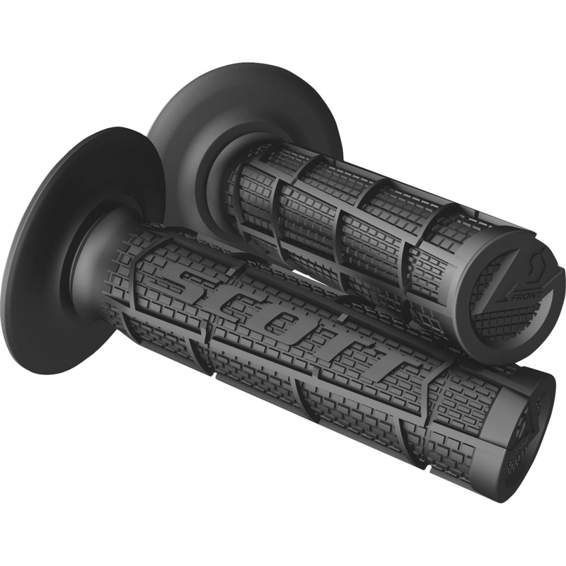 SCOTT 0630-3019 233925-0001 Radial Full Waffle Grips Grips - Full Waffle - Black