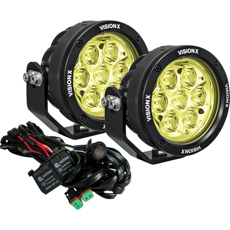 VISION X 2001-2890 9945828 Light Cannon cg2 - 4-3/4" - multi led - selective yellow lens