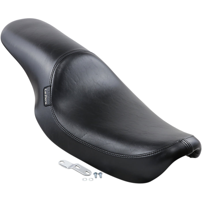 LE PERA DS-902052 L-861 Silhouette Full-Length Seat - Smooth - Black - Dyna '91-'95