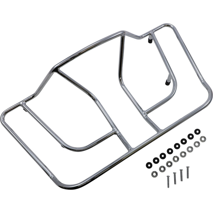 SHOW CHROME DS710191 52-610 Deluxe Trunk Luggage Rack Trunk Luggage Rack - Chrome
