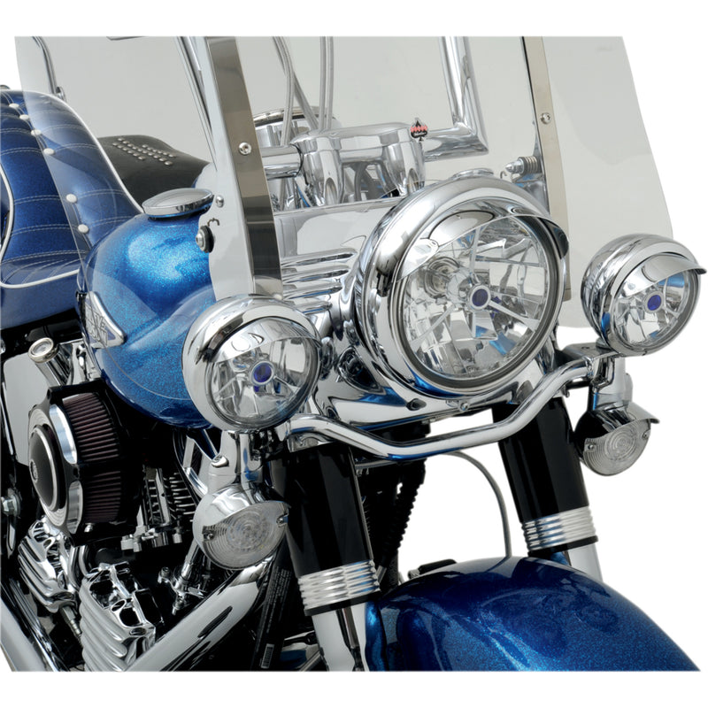 DRAG SPECIALTIES 2001-0368 Visors for Headlights & Spotlights Visor for 7" Headlight - Chrome