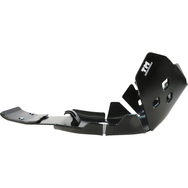 T.m. Designworks With Linkage Skid Plate - KHLG-362-BK For Gas Gas Dirt Bikes 2023-2025 | KTM 250 Factory Edition / SX-F 250 / XC-F 350 2022-2025