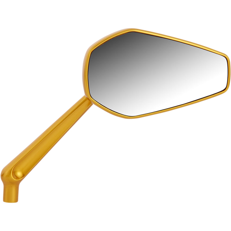 ARLEN NESS 0640-1387 13-151 Mini Stocker Forged Mirror - Mini/Stocker - Side View - Hexagon - Gold - Left